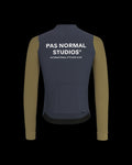 PAS NORMAL STUDIOS Men Mechanism Long Sleeve Jersey - Dusty Navy / Brown Olive