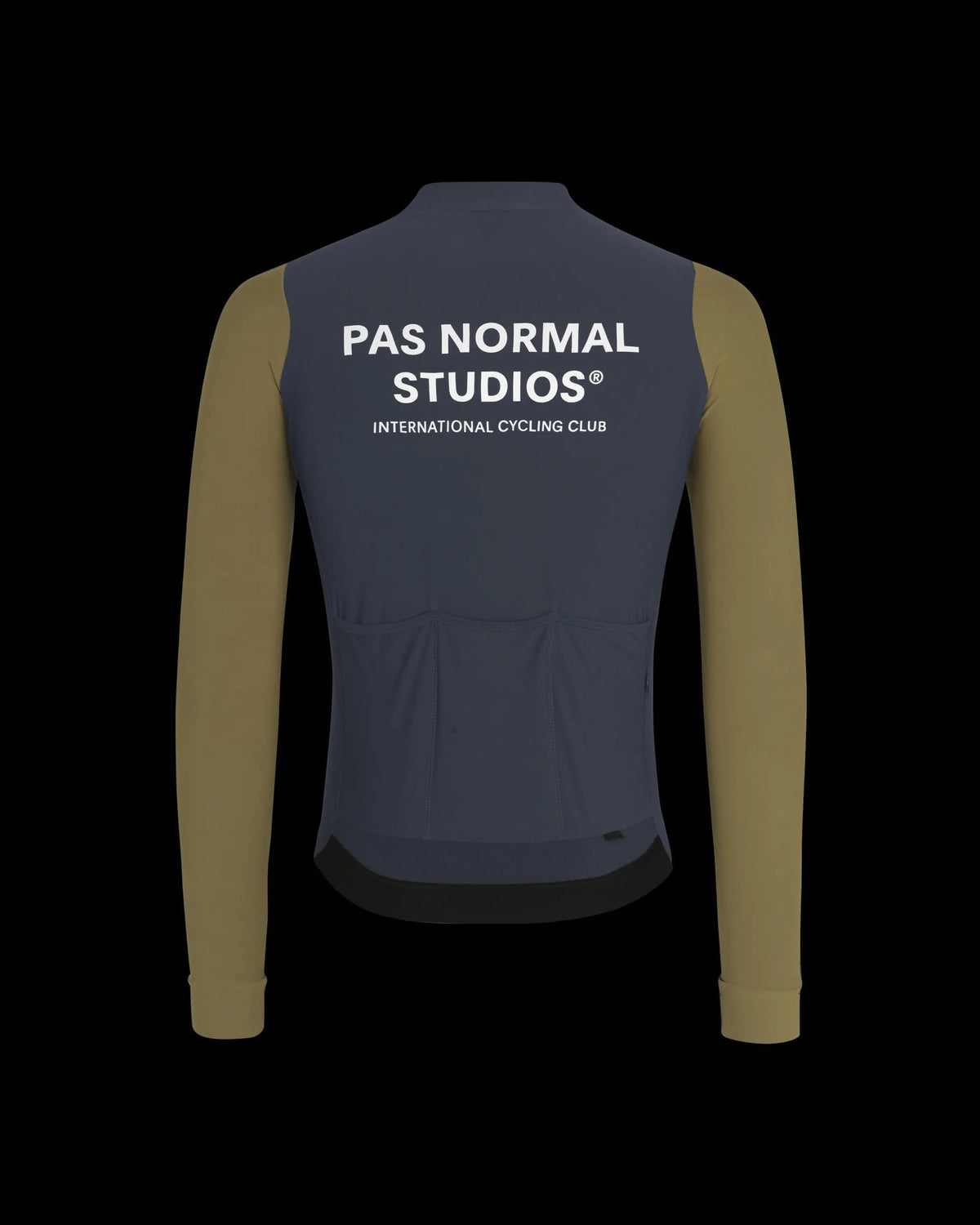 PAS NORMAL STUDIOS Men Mechanism Long Sleeve Jersey - Dusty Navy / Brown Olive