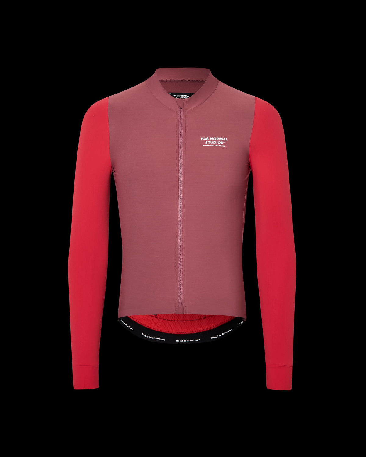 PAS NORMAL STUDIOS Men Mechanism Long Sleeve Jersey - Color Block Red