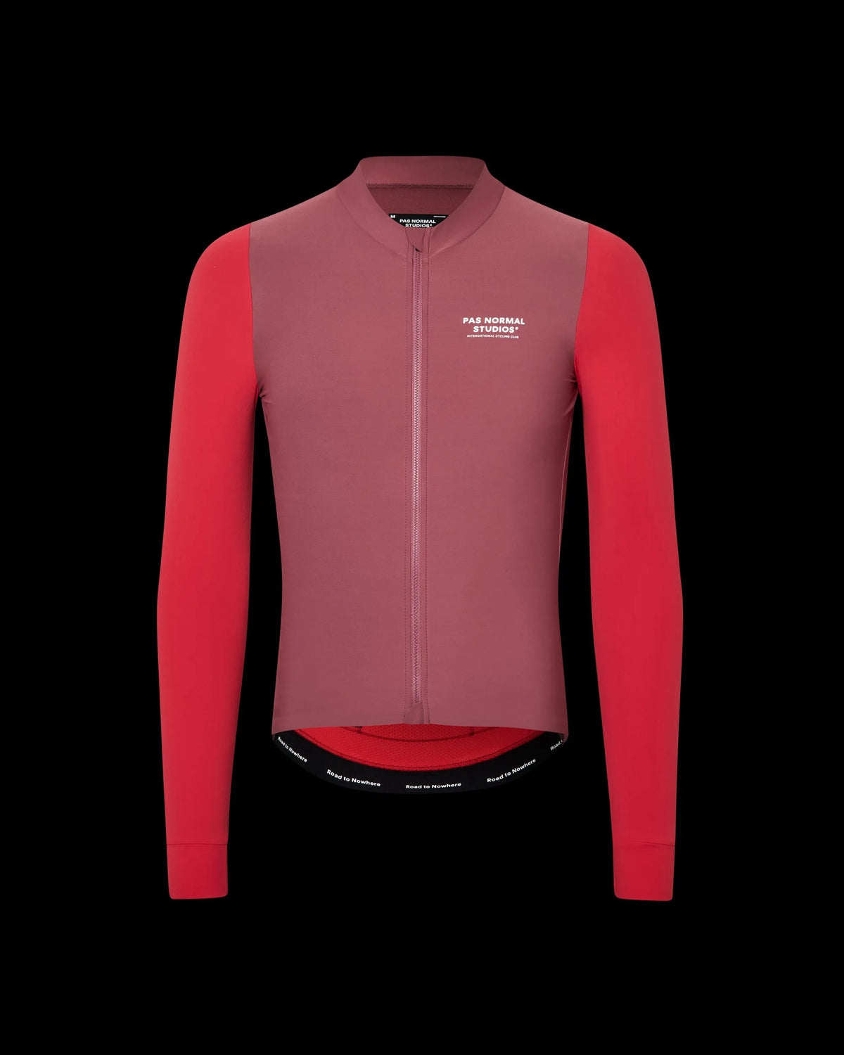 PAS NORMAL STUDIOS Men Mechanism Long Sleeve Jersey - Color Block Red