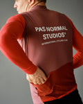 PAS NORMAL STUDIOS Men Mechanism Long Sleeve Jersey - Color Block Red