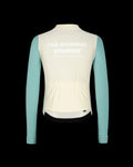 PAS NORMAL STUDIOS Men Mechanism Long Sleeve Jersey - Off-White / Light Teal