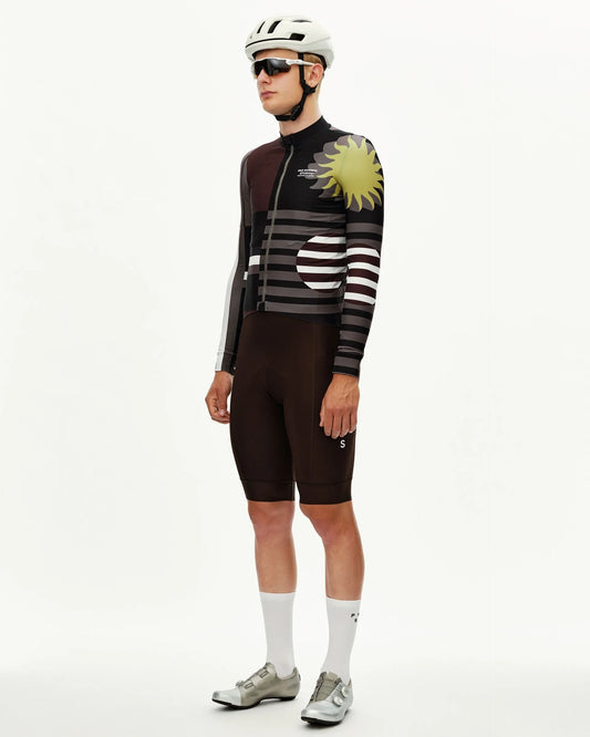 PAS NORMAL STUDIOS Men Mechanism Long Sleeve Jersey - AOP International Dark Olive