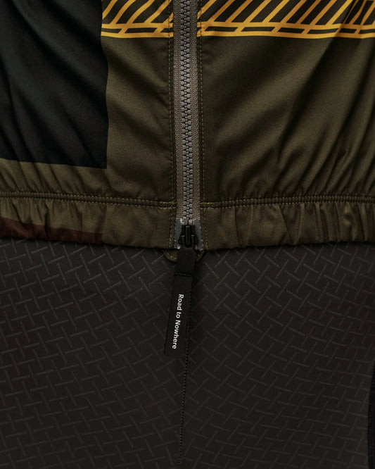 PAS NORMAL STUDIOS Men Mechanism Stow Away Jacket - AOP International Green