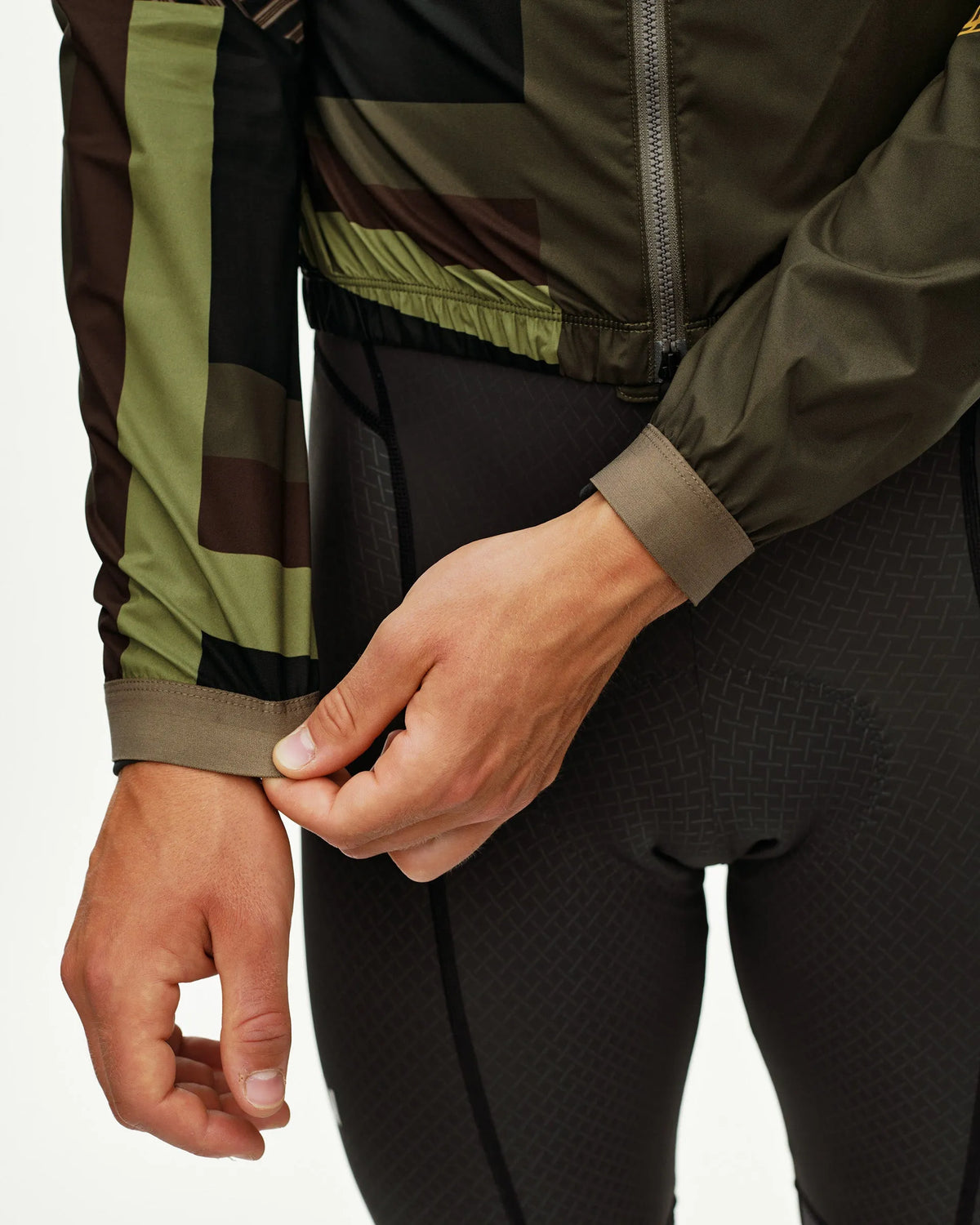 PAS NORMAL STUDIOS Men Mechanism Stow Away Jacket - AOP International Green