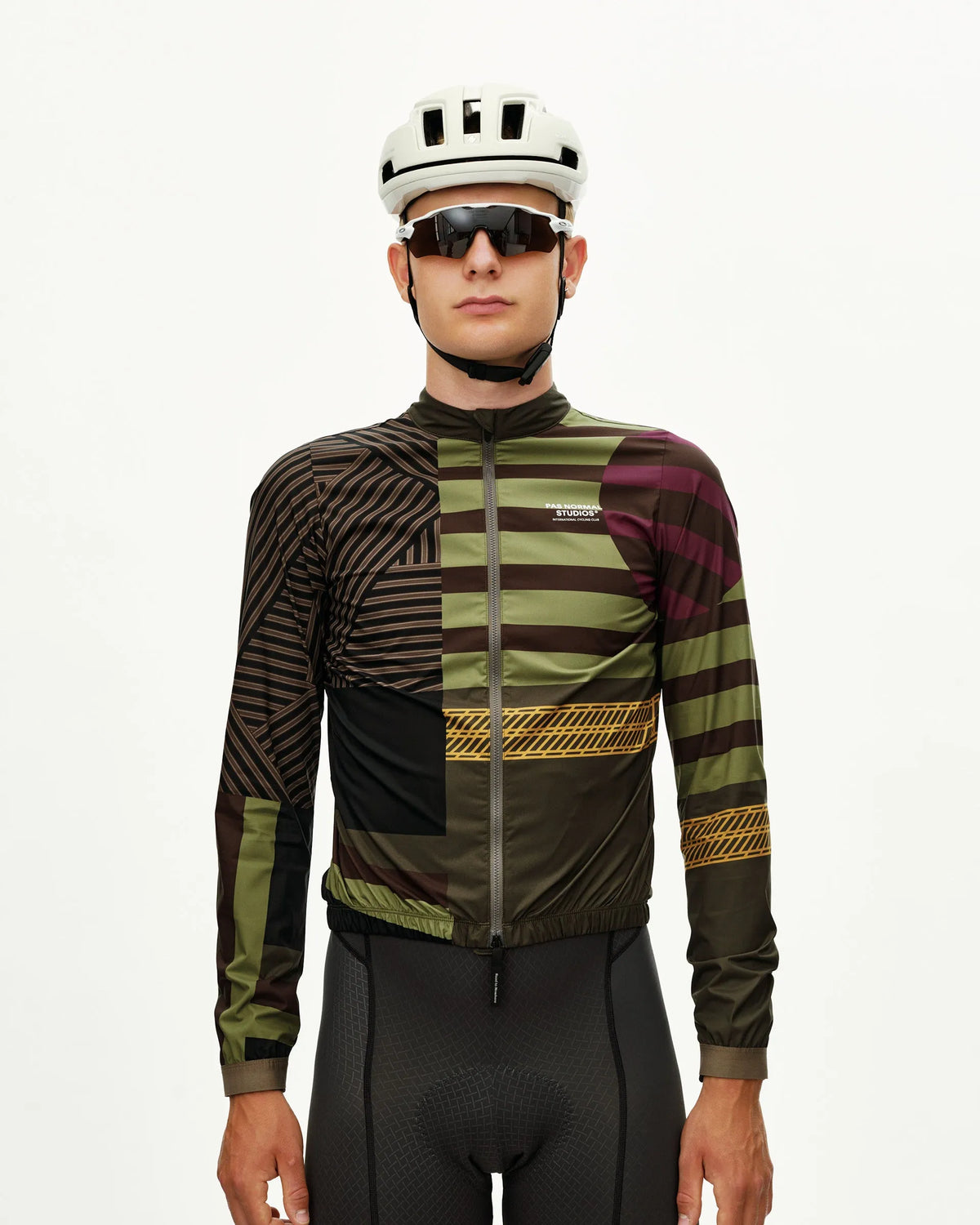 PAS NORMAL STUDIOS Men Mechanism Stow Away Jacket - AOP International Green