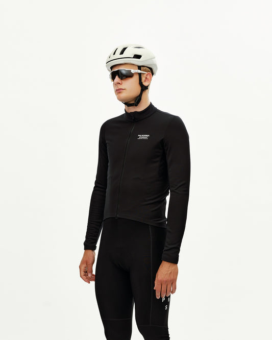 PAS NORMAL STUDIOS Men Mechanism Thermal Long Sleeve Jersey 2.0 - Black