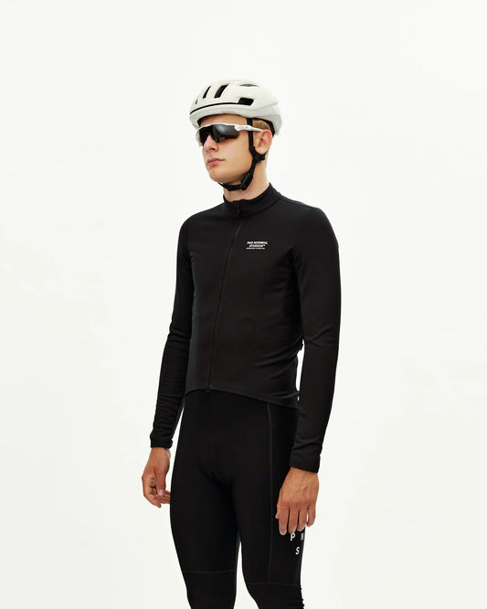 PAS NORMAL STUDIOS Men Mechanism Thermal Long Sleeve Jersey 2.0 - Black