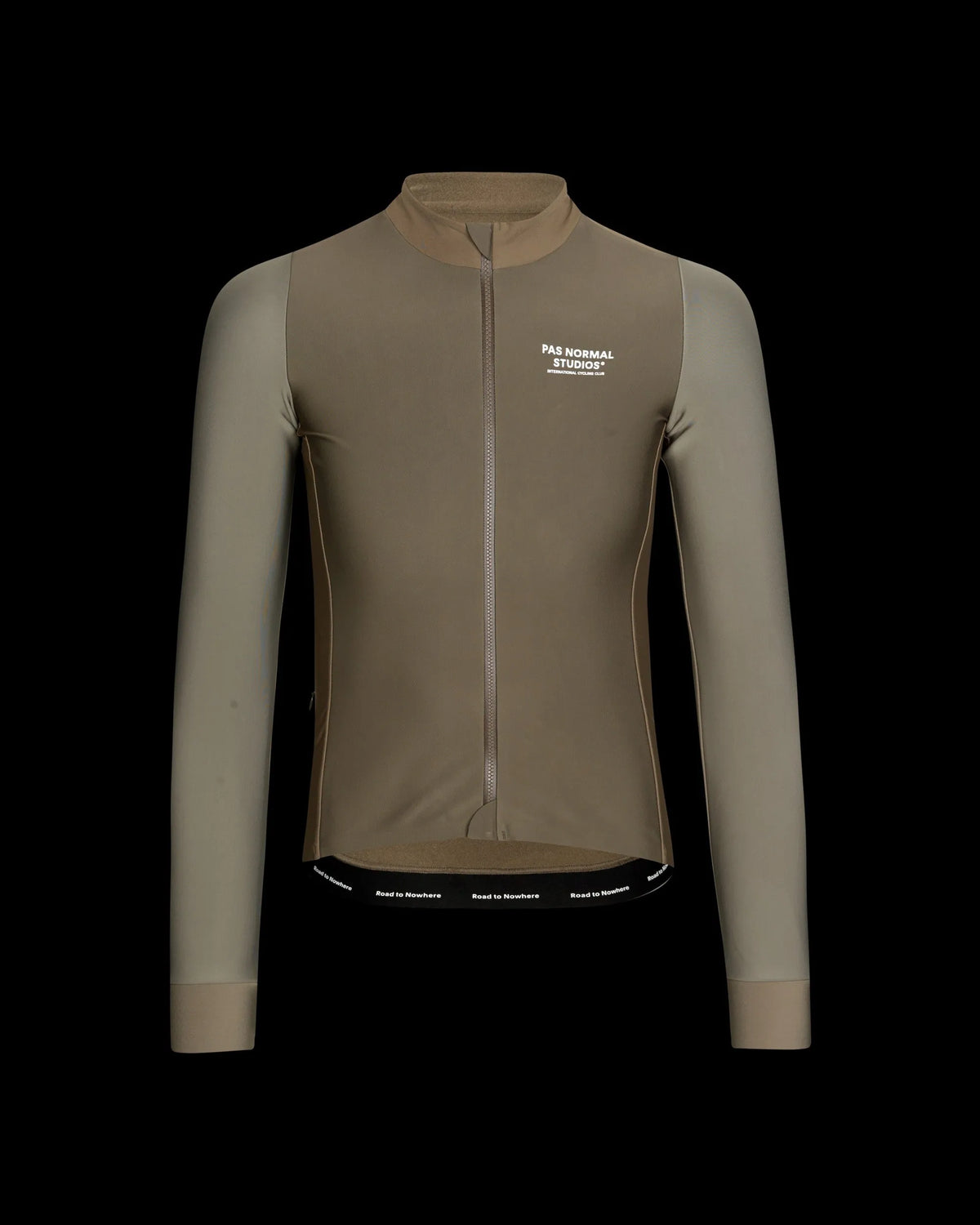 PAS NORMAL STUDIOS Men Mechanism Thermal Long Sleeve Jersey - Earth / Dark Stone
