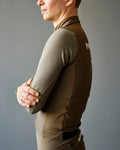 PAS NORMAL STUDIOS Men Mechanism Thermal Long Sleeve Jersey - Earth / Dark Stone