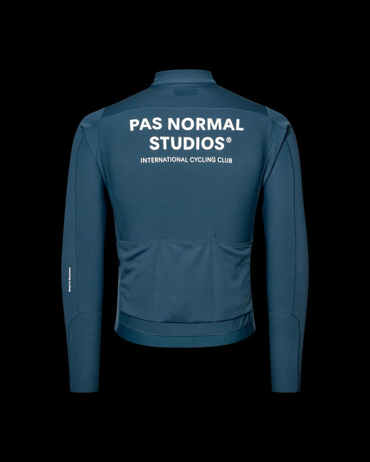 PAS NORMAL STUDIOS Men Mechanism Thermal Long Sleeve Jersey 2.0 - Denim Blue