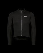 PAS NORMAL STUDIOS Hombres Mechanism Thermal Maillot Ciclismo Manga Larga 2.0 - Negro