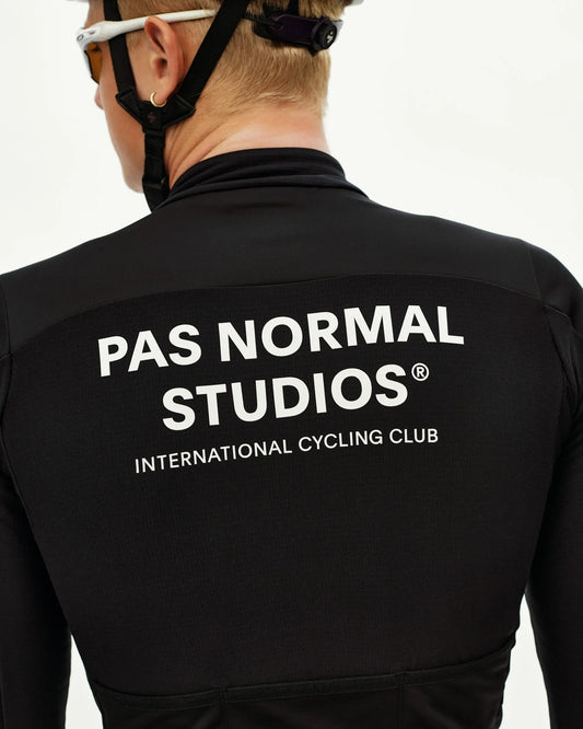 PAS NORMAL STUDIOS Men Mechanism Thermal Long Sleeve Jersey 2.0 - Black