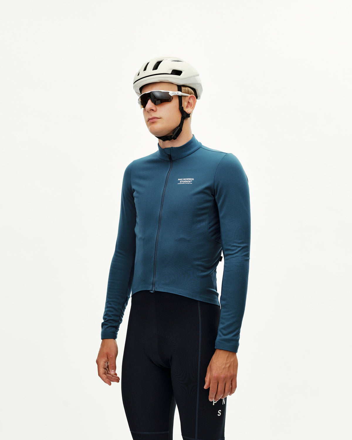 PAS NORMAL STUDIOS Men Mechanism Thermal Long Sleeve Jersey 2.0 - Denim Blue