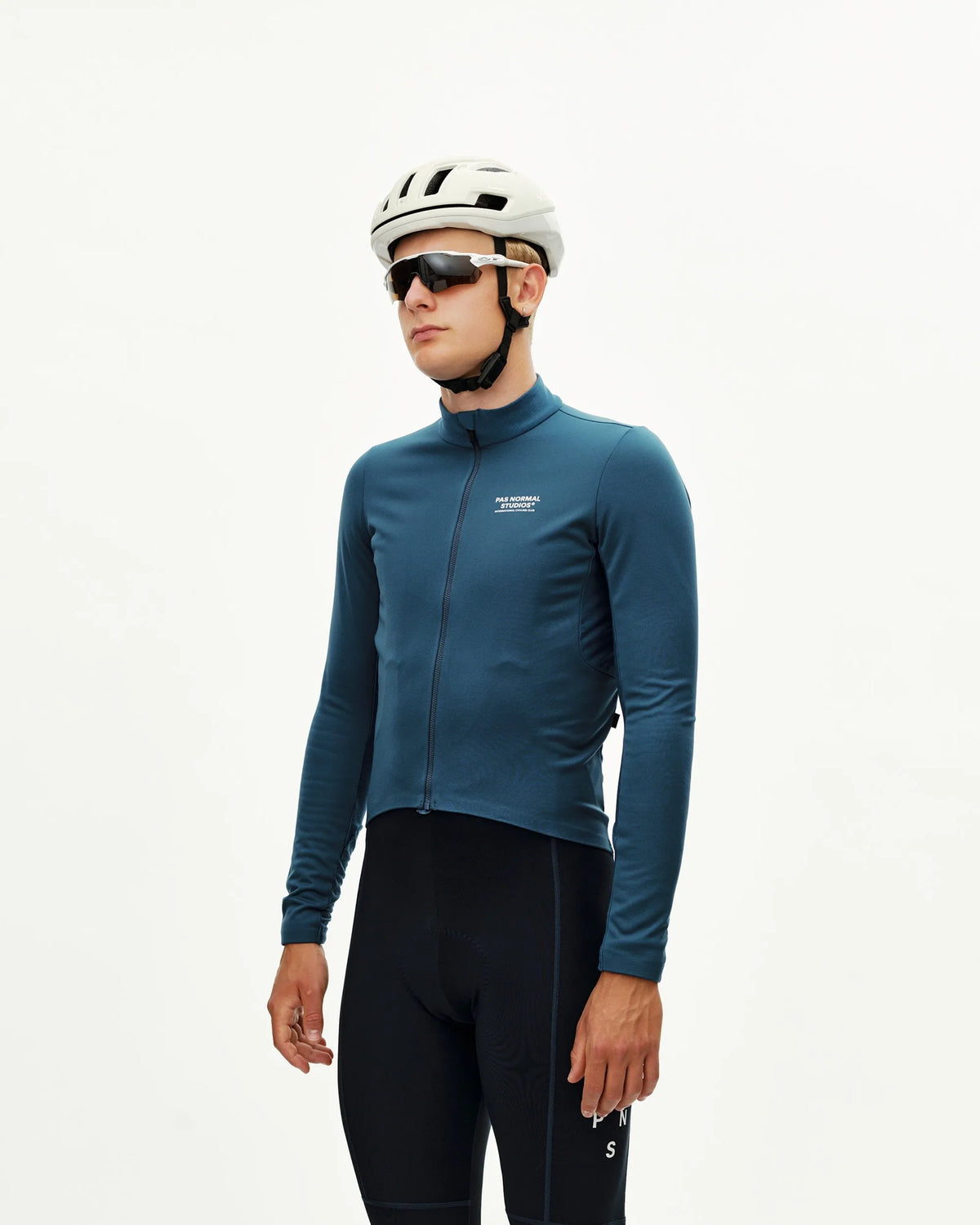 PAS NORMAL STUDIOS Men Mechanism Thermal Long Sleeve Jersey 2.0 - Denim Blue