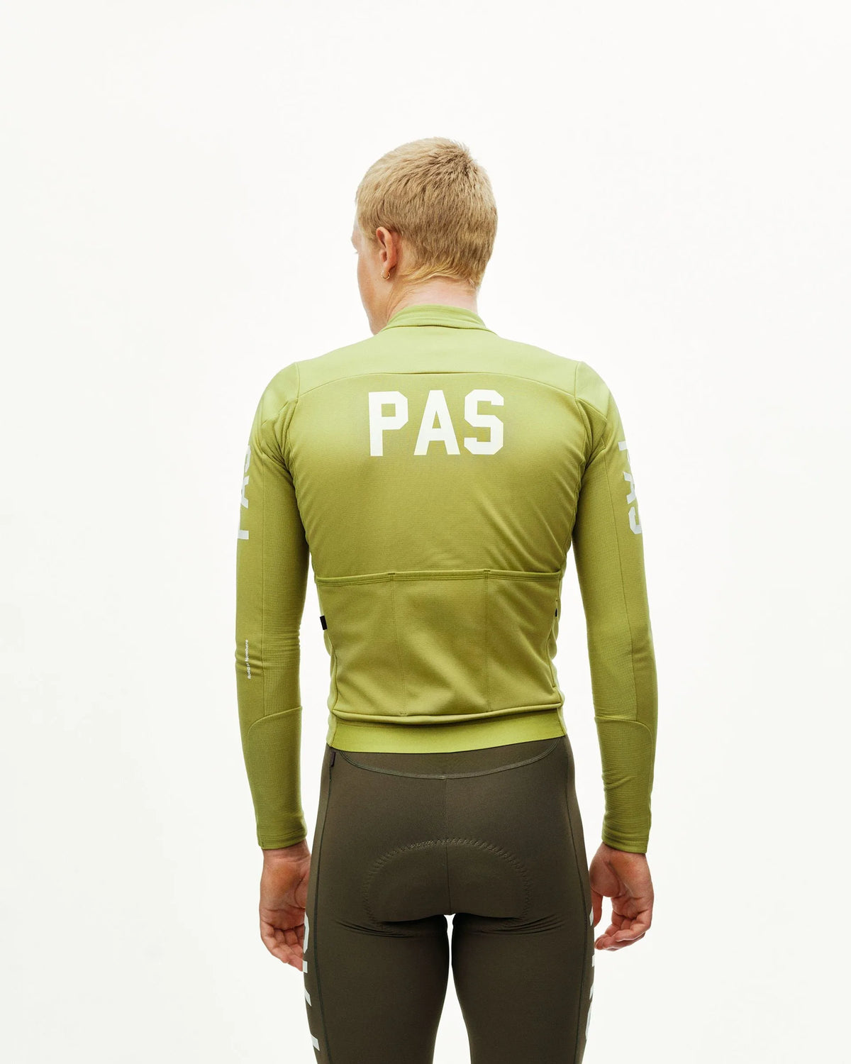 PAS NORMAL STUDIOS Men PAS Mechanism Thermal Long Sleeve Jersey 2.0 - Dark Lime