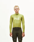 PAS NORMAL STUDIOS Men PAS Mechanism Thermal Long Sleeve Jersey 2.0 - Dark Lime