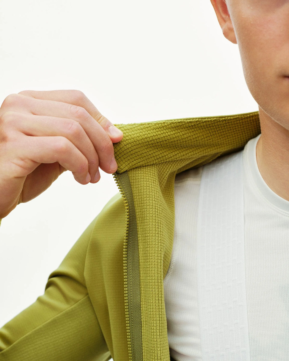 PAS NORMAL STUDIOS Men PAS Mechanism Thermal Long Sleeve Jersey 2.0 - Dark Lime