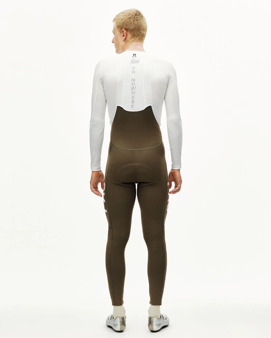 PAS NORMAL STUDIOS Men PAS Mechanism Thermal Long Bibs - Dark Earth