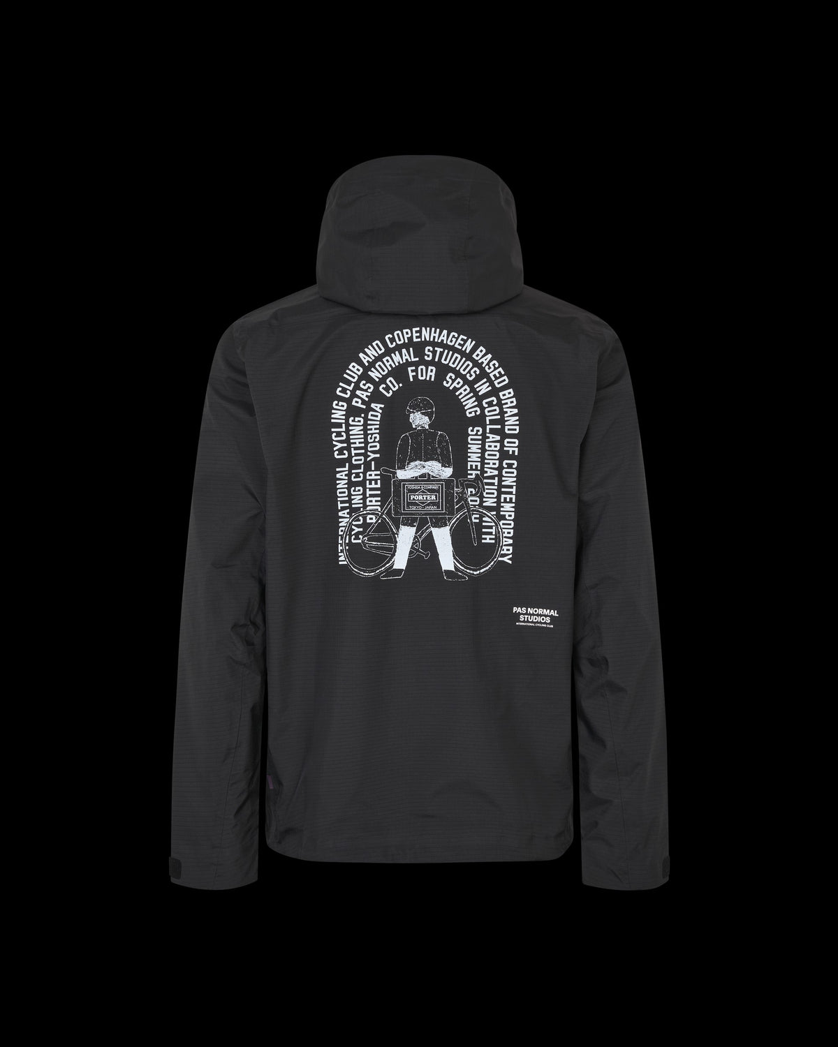 PAS NORMAL STUDIOS Men Porter Off-Race Shell Jacket - Black