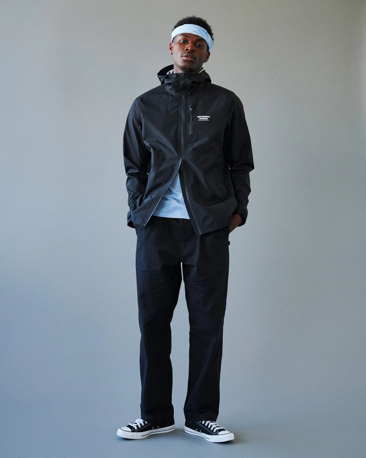 PAS NORMAL STUDIOS Men Porter Off-Race Shell Jacket - Black