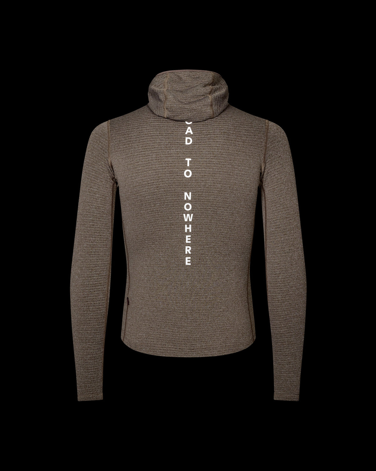PAS NORMAL STUDIOS Men Thermal Hooded Windproof Baselayer - Dark Coffee