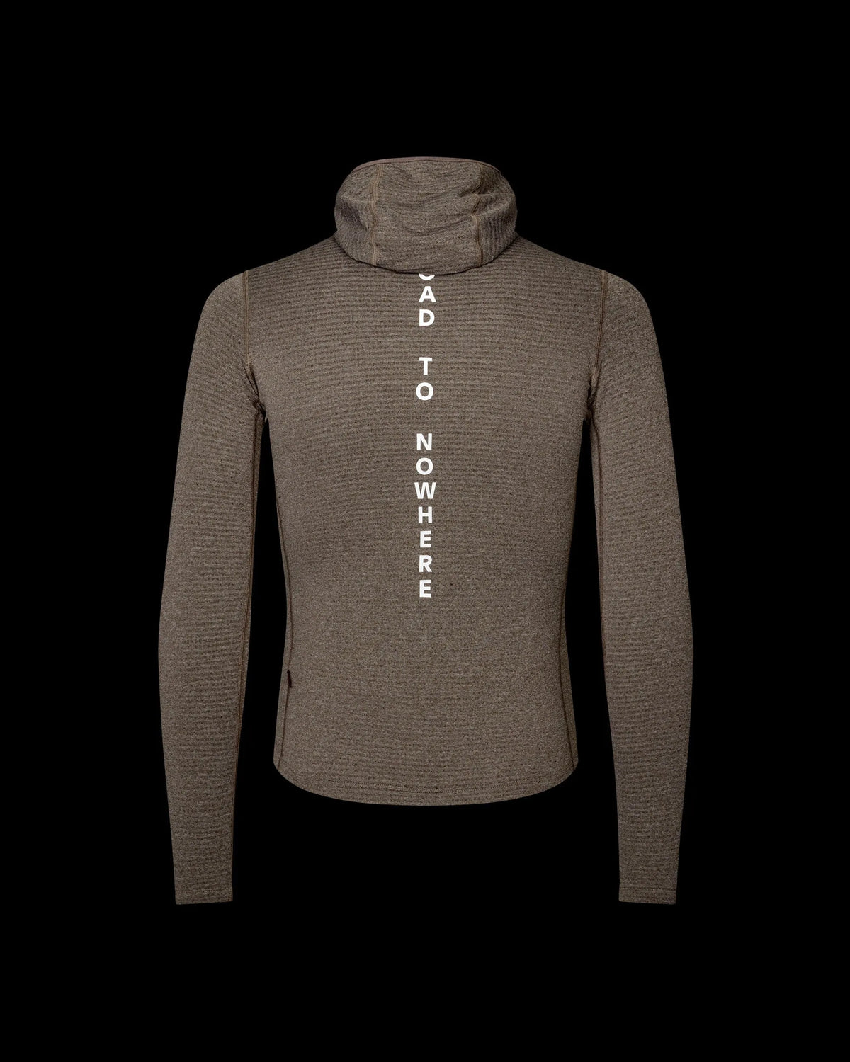 PAS NORMAL STUDIOS Men Thermal Hooded Windproof Baselayer - Dark Coffee