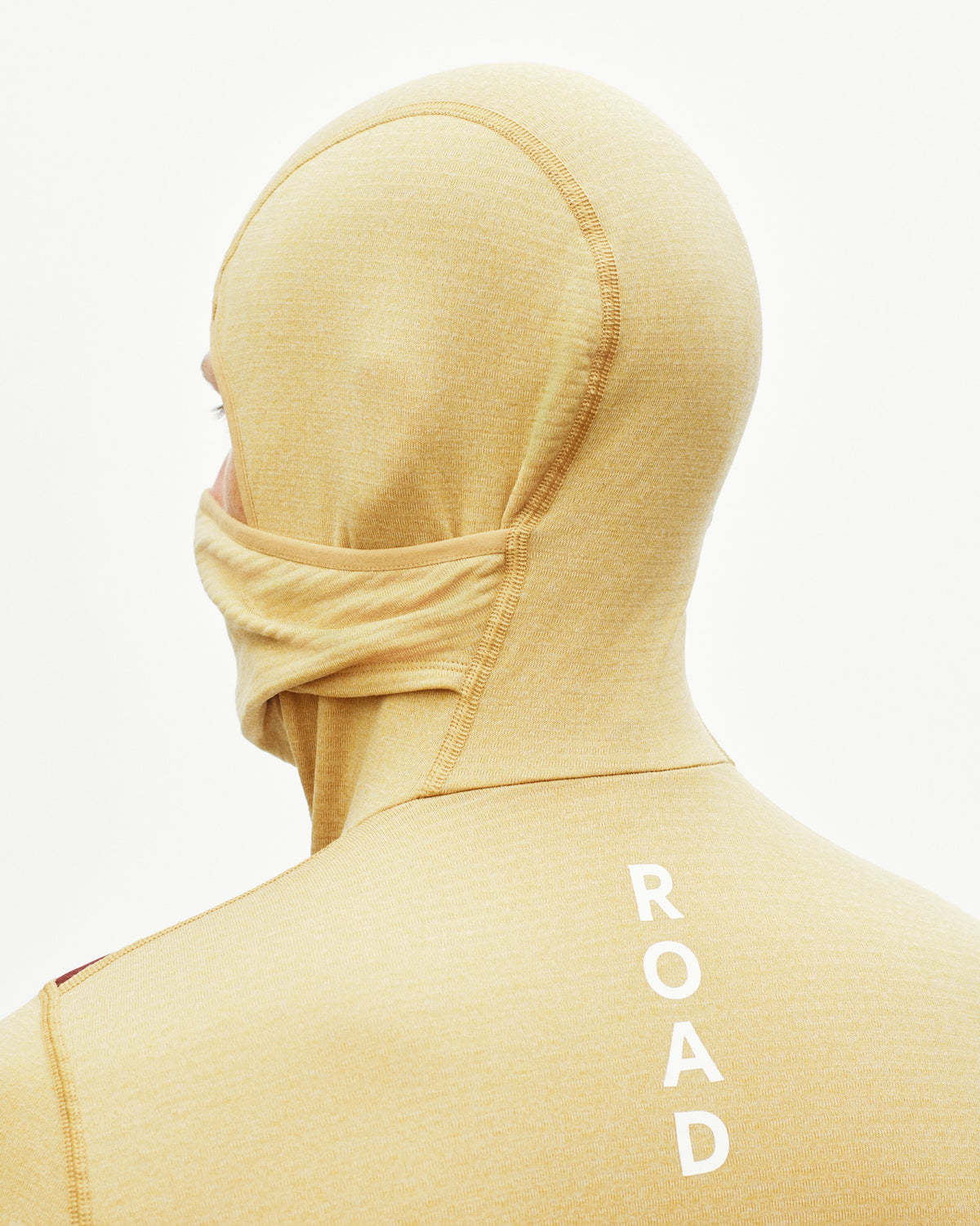PAS NORMAL STUDIOS Men Thermal Hooded Windproof Base Layer - Camel / Marron