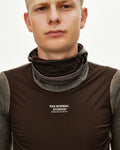 PAS NORMAL STUDIOS Men Thermal Hooded Windproof Baselayer - Dark Coffee