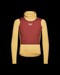 PAS NORMAL STUDIOS Men Thermal Hooded Windproof Base Layer - Camel / Marron