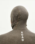 PAS NORMAL STUDIOS Men Thermal Hooded Windproof Baselayer - Dark Coffee