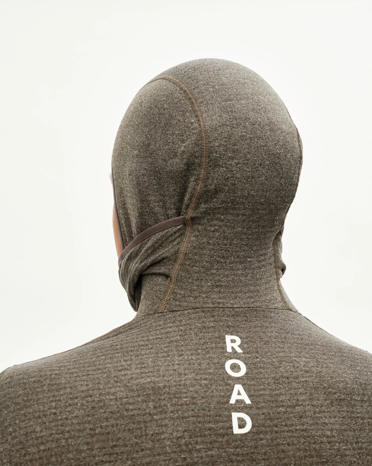 PAS NORMAL STUDIOS Men Thermal Hooded Windproof Baselayer - Dark Coffee