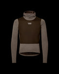 PAS NORMAL STUDIOS Men Thermal Hooded Windproof Baselayer - Dark Coffee