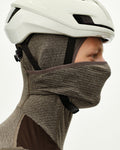 PAS NORMAL STUDIOS Men Thermal Hooded Windproof Baselayer - Dark Coffee