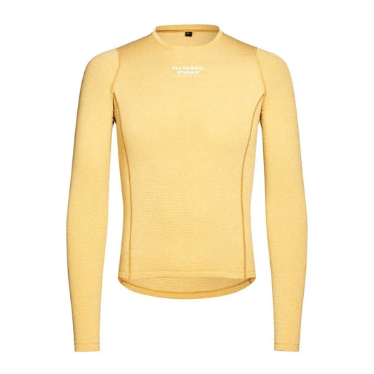 PAS NORMAL STUDIOS Men Thermal Long Sleeve Base Layer - Camel