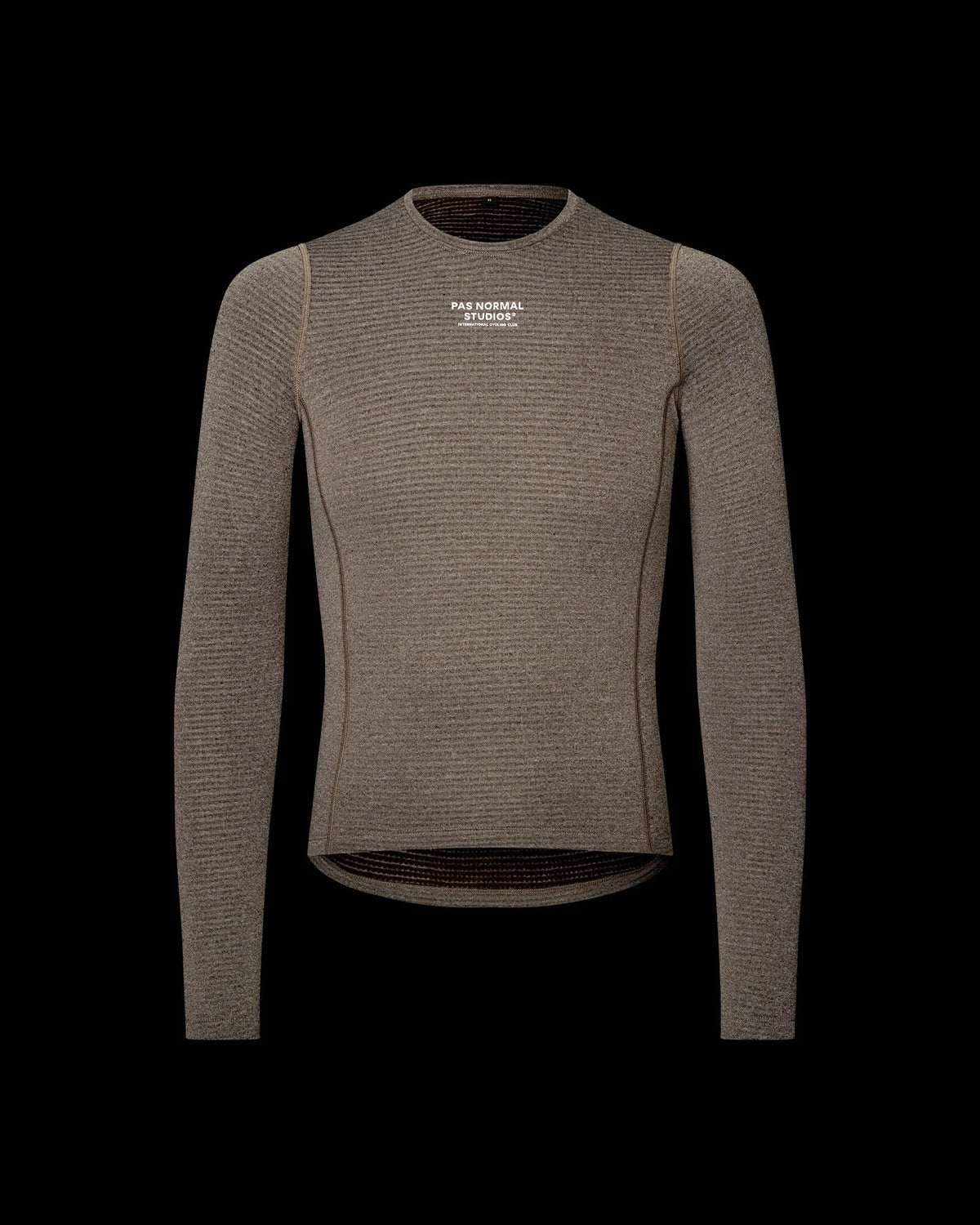 PAS NORMAL STUDIOS Men Thermal Long Sleeve Baselayer - Dark Coffee