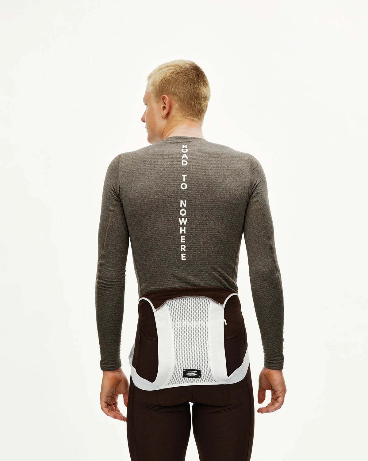 PAS NORMAL STUDIOS Men Thermal Long Sleeve Baselayer - Dark Coffee