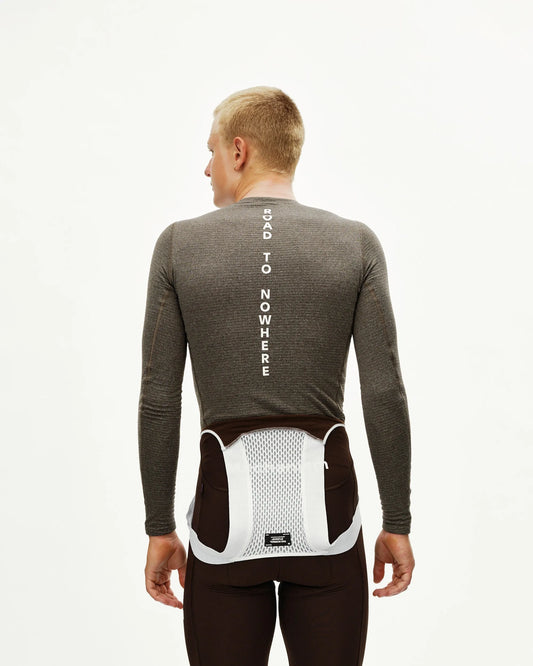 PAS NORMAL STUDIOS Men Thermal Long Sleeve Baselayer - Dark Coffee