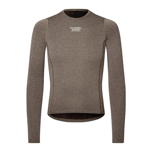 PAS NORMAL STUDIOS Men Thermal Long Sleeve Baselayer - Dark Coffee