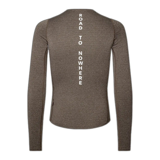 PAS NORMAL STUDIOS Men Thermal Long Sleeve Baselayer - Dark Coffee