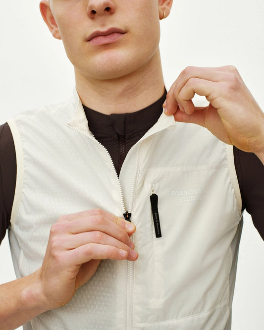 PAS NORMAL STUDIOS Men's Essential Insulated Gilet - Off White