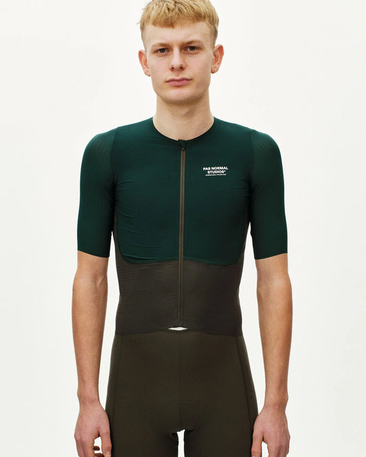 PAS NORMAL STUDIOS Men's Mechanism Pro Jersey - Petroleum / Dark Olive