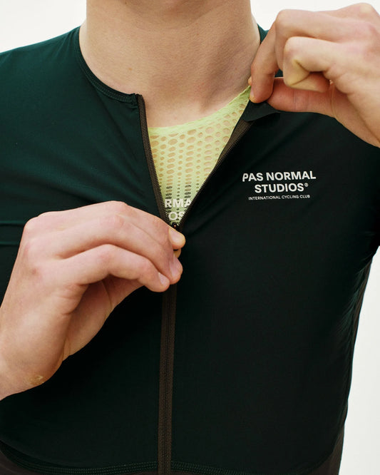 PAS NORMAL STUDIOS Men's Mechanism Pro Jersey - Petroleum / Dark Olive