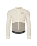 PAS NORMAL STUDIOS Men's Mechanism Pro Long Sleeve Jersey - Off White / Light Grey