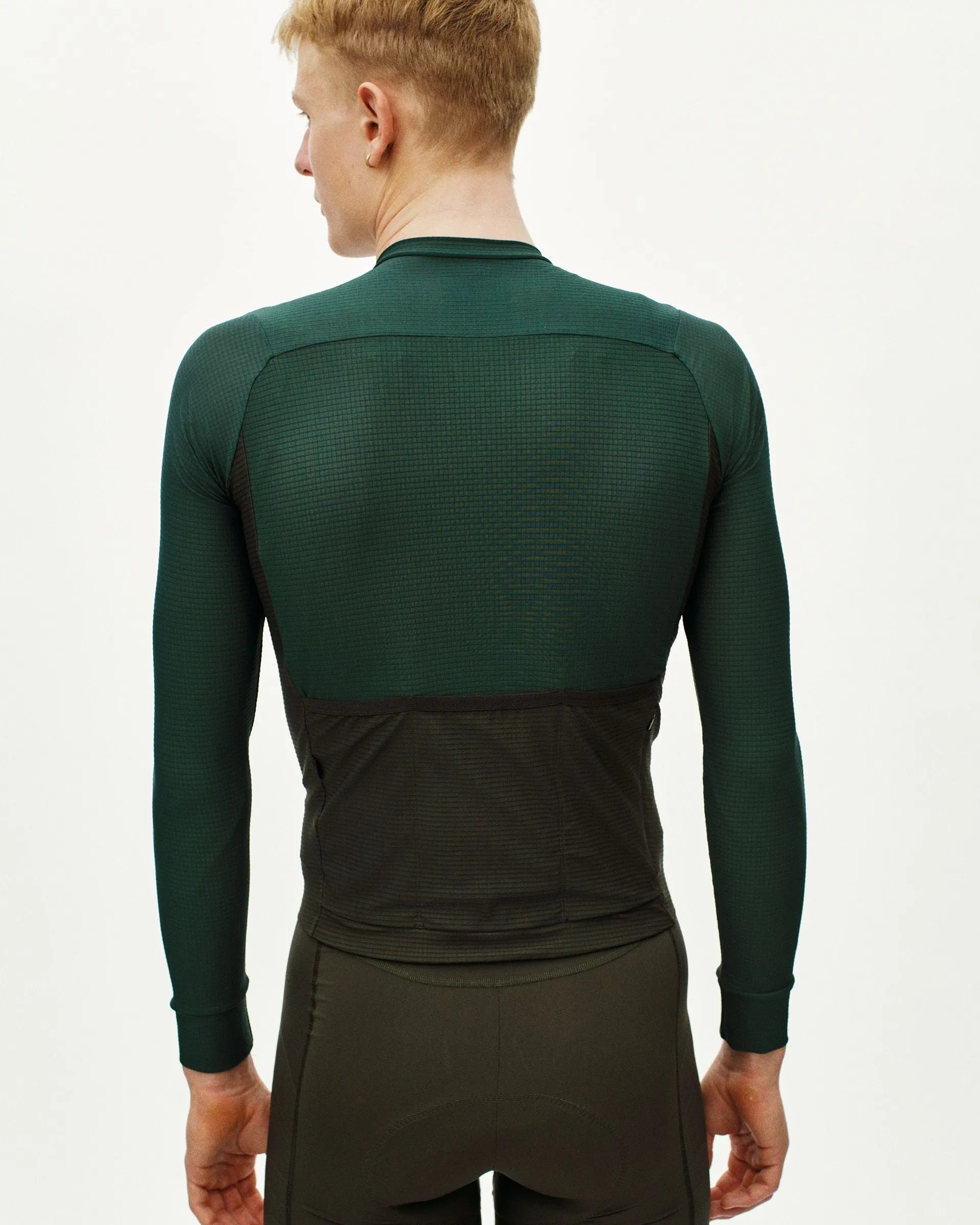 PAS NORMAL STUDIOS Men's Mechanism Pro Long Sleeve Jersey - Petroleum / Dark Olive