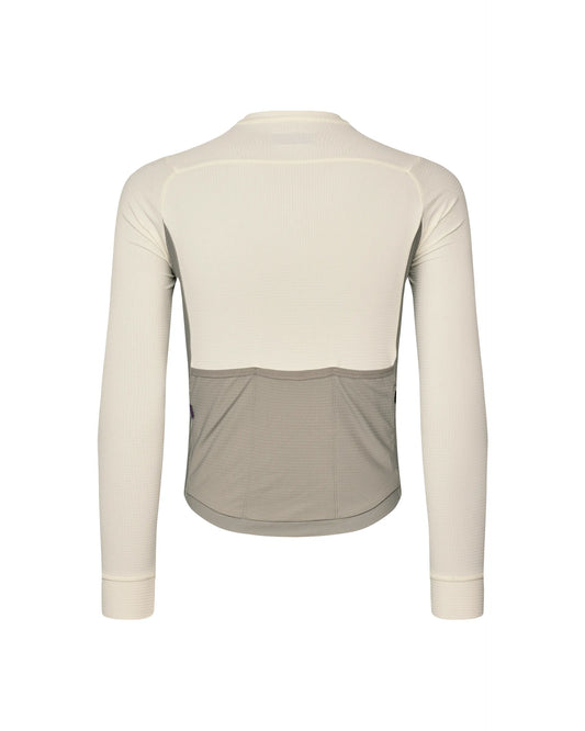 PAS NORMAL STUDIOS Men's Mechanism Pro Long Sleeve Jersey - Off White / Light Grey