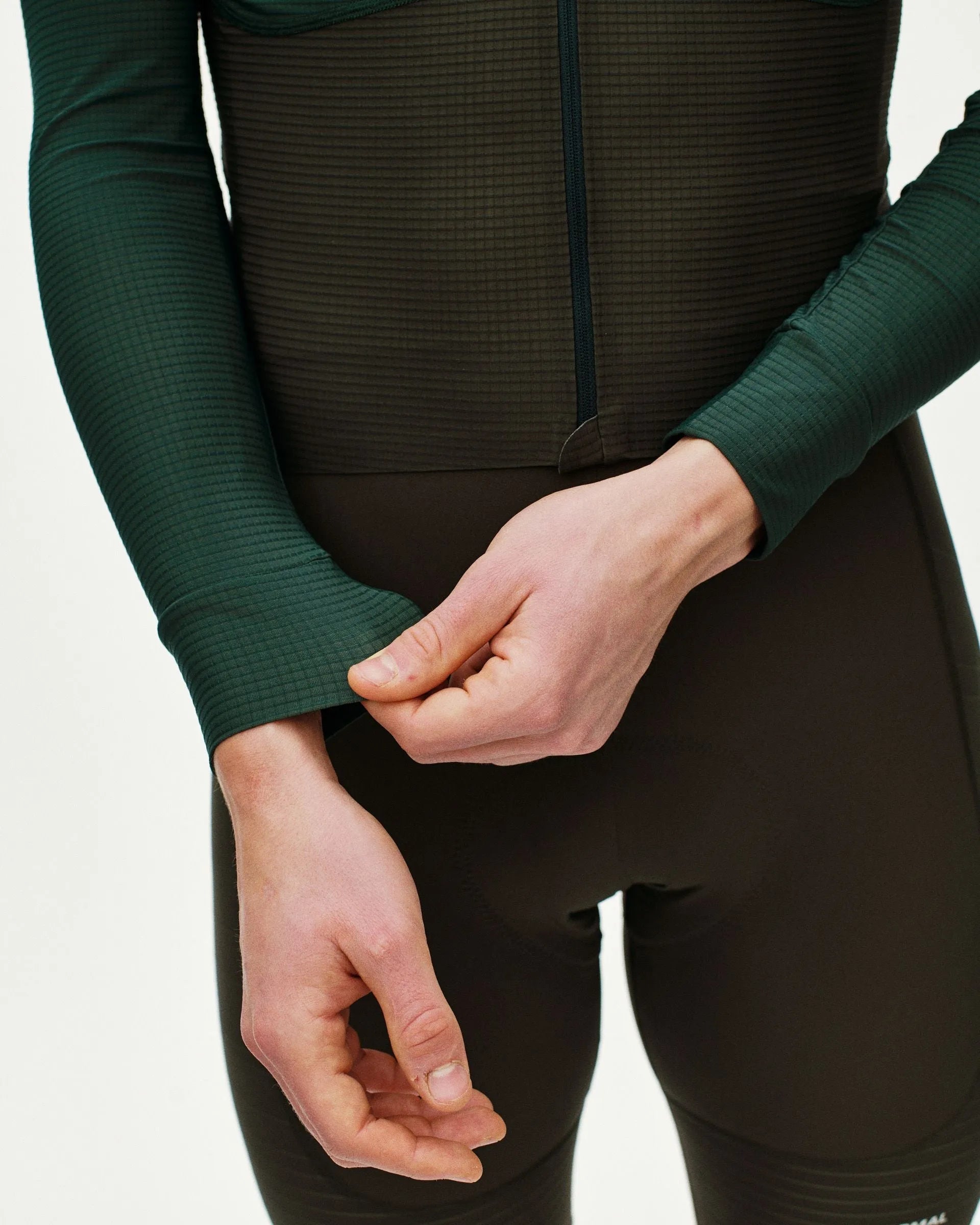 PAS NORMAL STUDIOS Men's Mechanism Pro Long Sleeve Jersey - Petroleum / Dark Olive