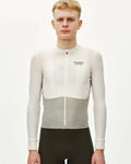 PAS NORMAL STUDIOS Men's Mechanism Pro Long Sleeve Jersey - Off White / Light Grey