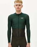 PAS NORMAL STUDIOS Men's Mechanism Pro Long Sleeve Jersey - Petroleum / Dark Olive