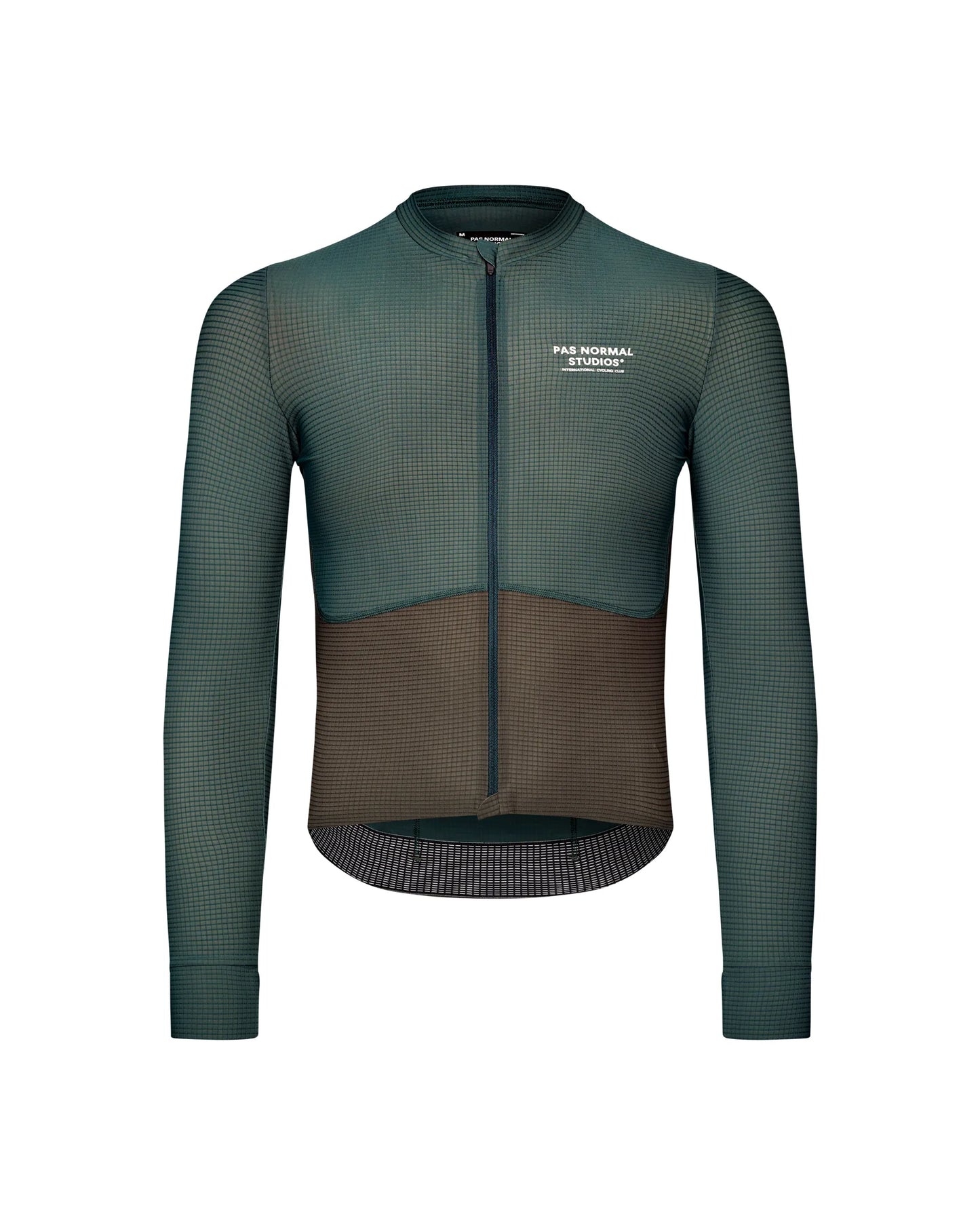 PAS NORMAL STUDIOS Men's Mechanism Pro Long Sleeve Jersey - Petroleum / Dark Olive